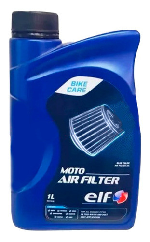 Aceite Filtro De Aire Para Motos Marca Elf 1l 1