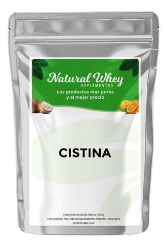 L Cistina Aminoácido Puro Grado Usp 50 Gramos 0