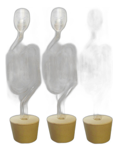 3ct Sshape Airlock Con 65 Stopper Conjunto De 3 Bubble Airlo 0