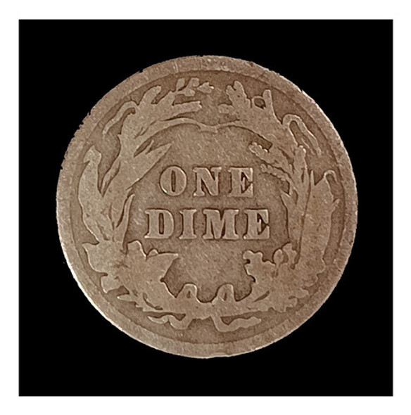 Estados Unidos 10 Cents 1906 Bueno Plata Km 113 1