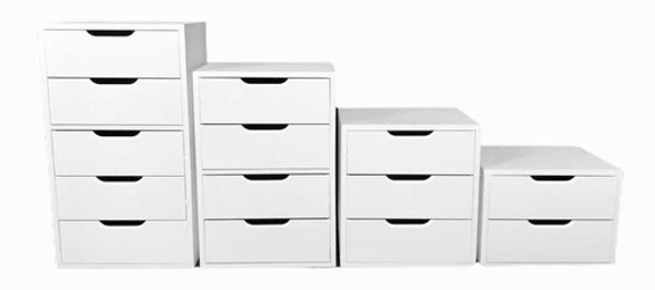 Cajonera Interior De Placard Blanca 4 Cajones Grandes!!! 0