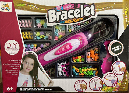 Kit Brinquedo Kit De Tranças De Cabelo Para Meninas Da Moda 1
