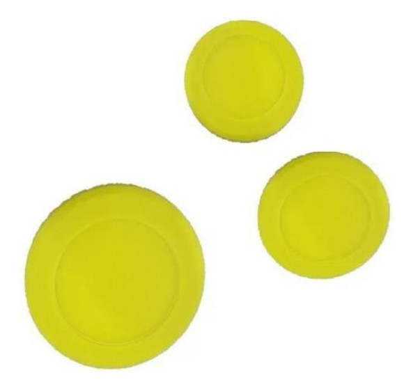 20 Discos Amarelo Kit Air Game Aero Hochey Air Kids 0
