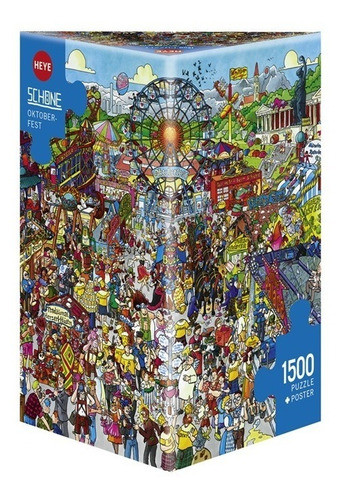 Rompecabezas 1500 Piezas Heye - Oktoberfest,christoph Schöne 0