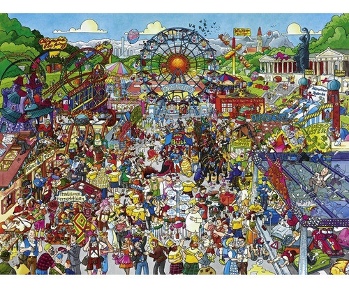 Rompecabezas 1500 Piezas Heye - Oktoberfest,christoph Schöne 1