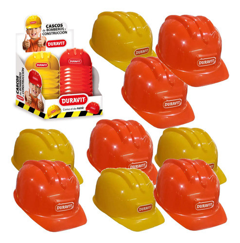 Combo X 20 Cascos De Juguetes Duravit Herramientas Regalo 0