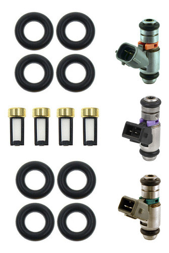 Kits Filtros Oring Inyector Para Renault Clio 1.2 D4f 0