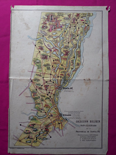 Santa Fe Coleccion Billiken Mapas Ilustrados 0