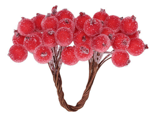 Bbto 200 Bayas Artificiales De Acebo Para Decoracion De Flor 1