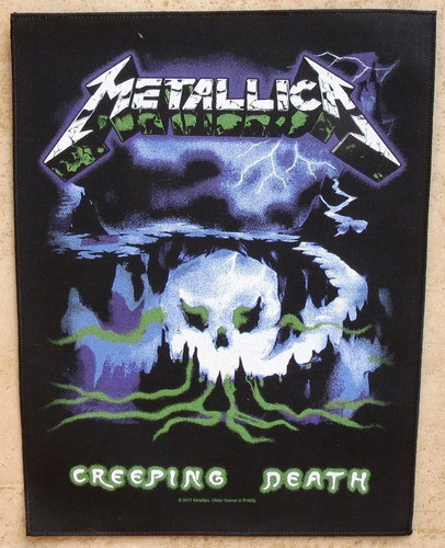Back Patch Para Costas - Metallica - Creeping Death Oficial 0