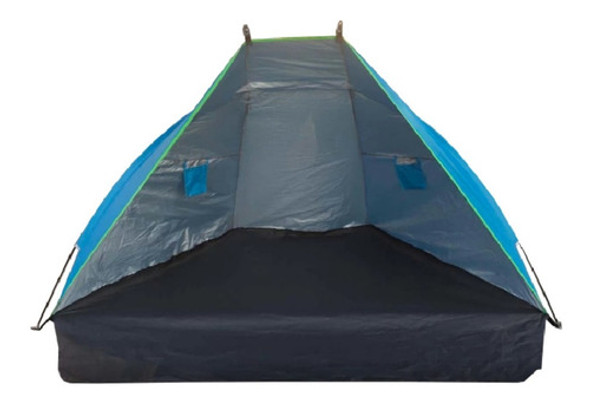 Carpa Tienda Camping Azul Para 3 Personas De 200x150cm 0