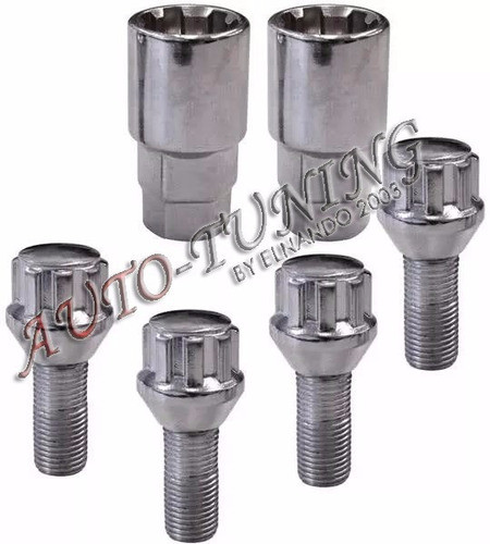 Tuercas Antirrobo Vw Fox Bora Suran Saveiro Vento Golf 1