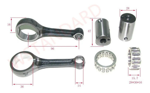 Kit Biela Completa Honda Cg Titan 150 190 Xr 150 Spot Moto 1