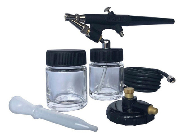 Aerografo Olympo Simple Acción C/manguera, Frascos P/succión 1 Aerografo Olympo Simple Acción C/manguera, Frascos P/succión 1