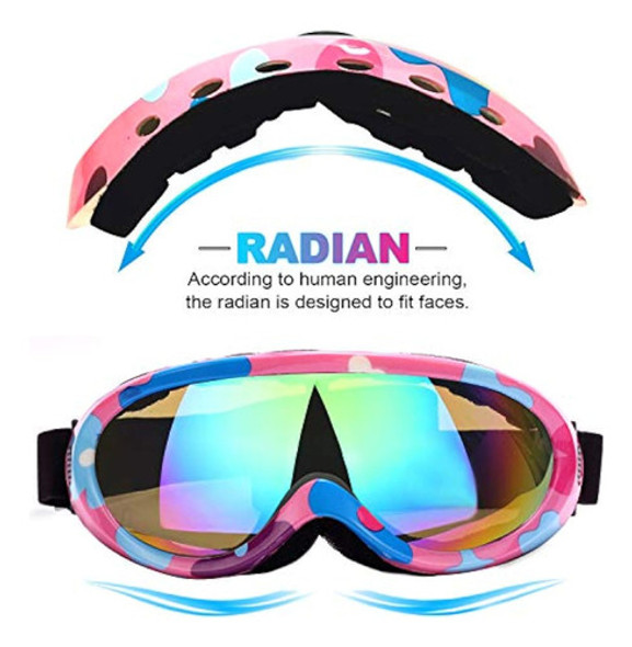 Rngeo Lentes Protectores Para Esquiar 2 Unidades, 1 Rngeo Lentes Protectores Para Esquiar 2 Unidades, 1