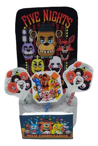 Five Nights At Freddys Combo Cumple Especial Chirimbolos 0