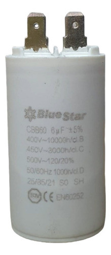 Capacitor 6 Mf Cilindro 0