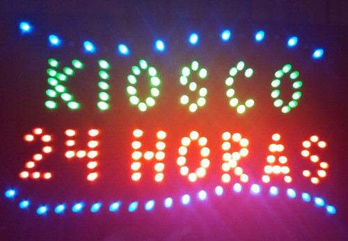 Cartel Kiosco 24 Hs Led Alta Luminosidad Nacional 1