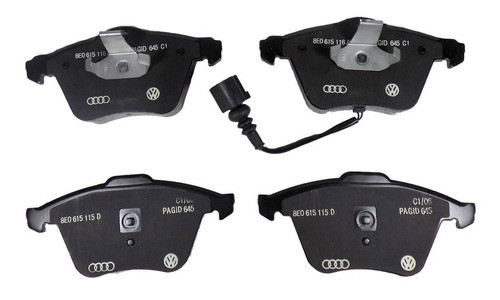 Pastillas Frenos Del P/ Audi A3 - Tt Original 0