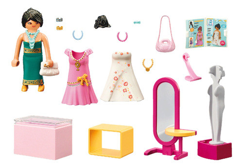 Figura Playmobil Set De Regalo Tienda De Moda Festiva 1