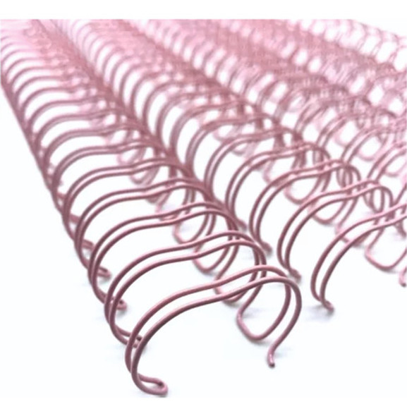 Wire-o Para Encadernação 2x1 A5 Rosa Claro 7/8 180 Fls 24un 1