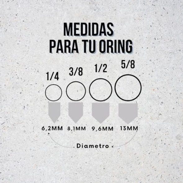 5 Oring (2 De 3/8, 3 De 1/4) Para R410 1