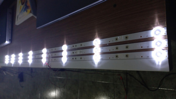 Tiras De Leds X3 Tv Philips 50pud6654/77 Originales Usados 1