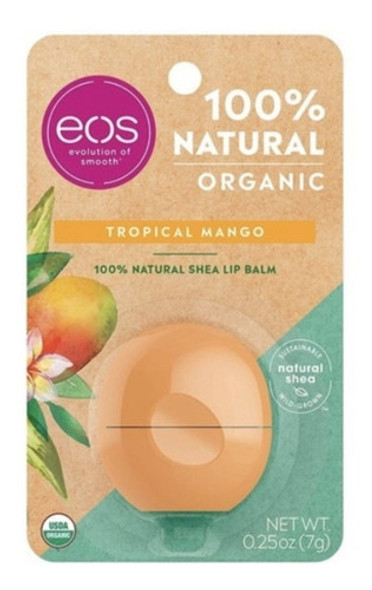 Protetor Labial Eos - 100% Natural Shea Lip Balm - Manga 0 Protetor Labial Eos - 100% Natural Shea Lip Balm - Manga 0