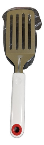 Espátula Inox Ranurada Para Doblar Dar Vuelta Y Escurrir 1