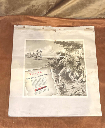 Almanaque Antiguo 1950 Alpargatas Tabaré Zorrilla San Martín 0