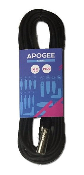 Cable Apogee Xlr Hembra A Xlr Macho 6 Metros Premium 0