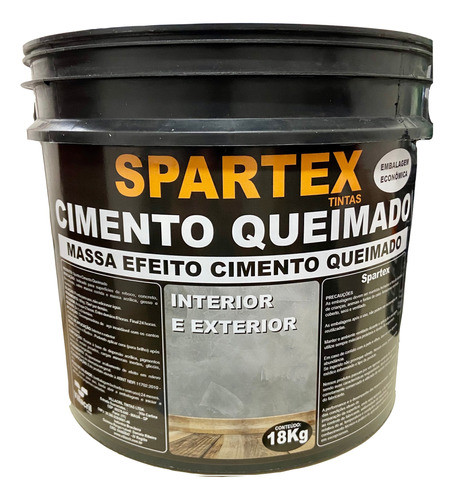 Cimento Queimado Pronto P/ Uso Balde 18kg Externo E Interno 0