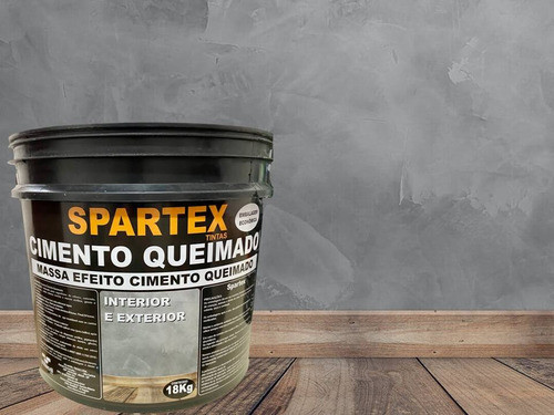 Cimento Queimado Pronto P/ Uso Balde 18kg Externo E Interno 1