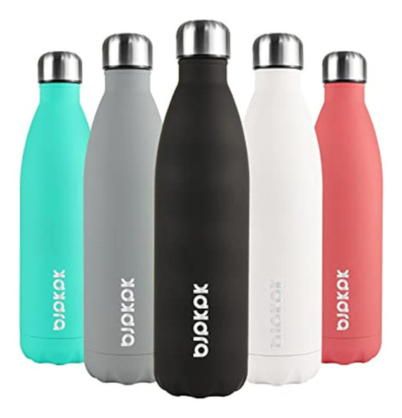 Bjpkpk Botellas De Agua Con Aislamiento -17oz / 500ml -botel 0