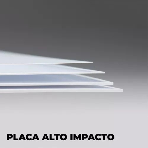 Placa Alto Impacto Reciclada Blanco Mate 2x1mts 1.5mm Bicapa 1