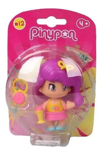 Muñeco Pinypon Nueva Serie 12 Violeta Con Acces Micieloazul 1