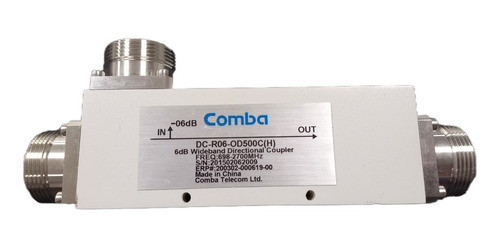 Acoplador Direccional 6db 698-2700 Mhz 7/16 Din Hembra 500w 0