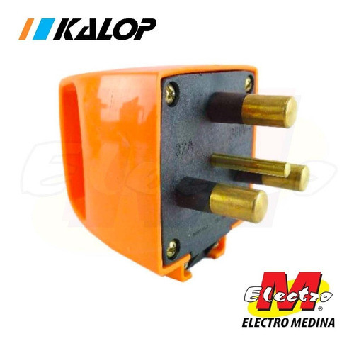 Ficha 3p 32a + Neutro Industrial Kalop Electro Medina 0
