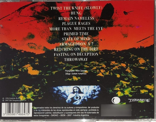 Napalm Death - Fear, Emptiness, Despair (imp/arg) Cd Lacrado 1