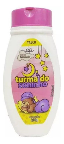 Kit 3 Talco Turma Do Soninho Rosa 200g 1