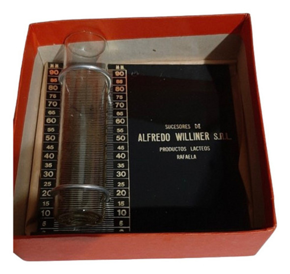 Pluviómetro Antiguo Obsequio De Empresa Láctea. Único. Nuevo 0