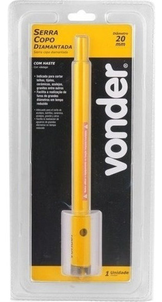 Mecha Copa Diamantada 20mm Vonder 1