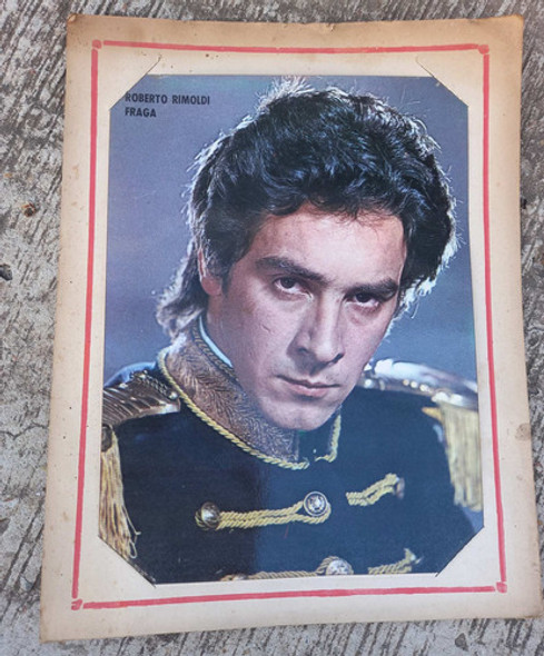 D- Roberto Rimoldi Fraga - Antigua Lamina Tipo Foto De Epoca 0