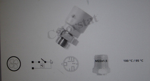 Bulbo Electroventilador Astra Corsa Combo Diesel 1