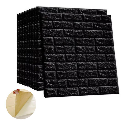 Placa Revestimiento Pared Autoadhesiva 70x77cm - Pack X 5 Gs 0