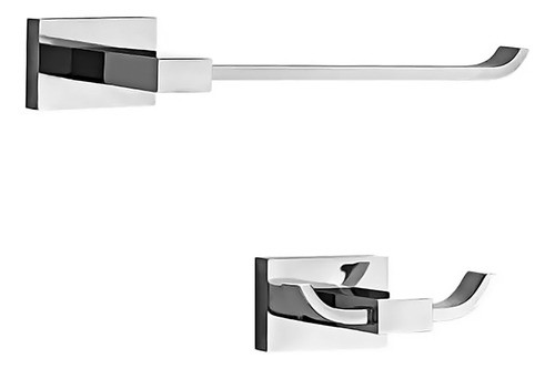 Kit De Acessórios Para Lavabo Mondrian Cromado 0