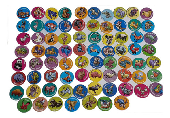 Lote 77 Tazos Ping Pong Animales Zaps Importados Brasil 0 Lote 77 Tazos Ping Pong Animales Zaps Importados Brasil 0