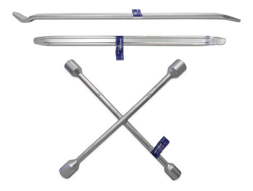 Kit Chave De Roda 4 Bocas + Espátula 24  + Espátula 20 0