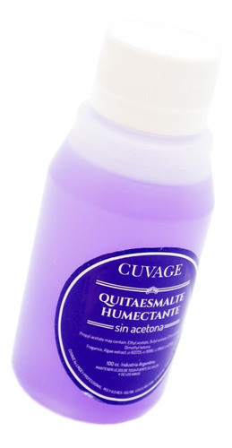 Cuvage Quitaesmalte Uñas Humectante Sin Acetona X100ml 1