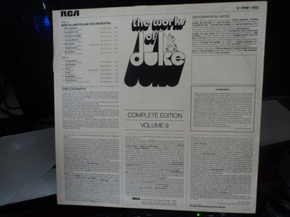 Lp Jazz-duke Ellington-works Of Duke-integrale Vol.9-europa 1